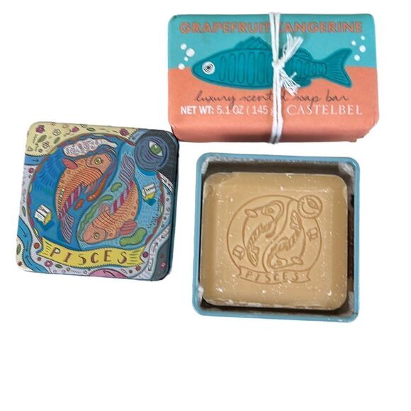 Pisces Collection Soap Bundle 2 pc  Luxury Scented Soap Decor - Picture 3 of 3